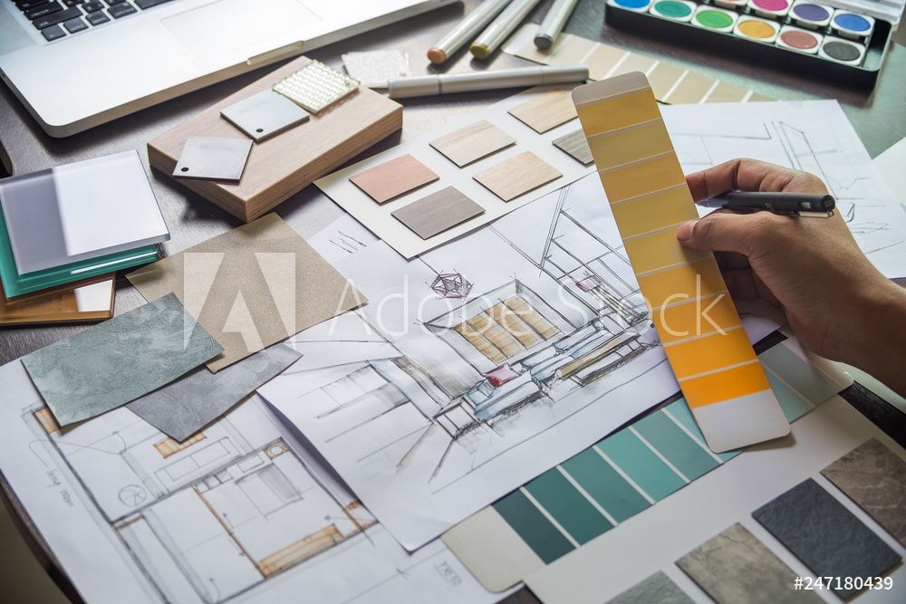 Die kreative Gestaltung von Wandflächen